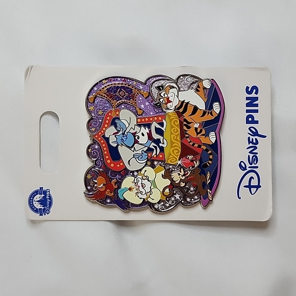 NWT Disney Parks 2023 Aladdin Family Cluster Trading Collector Pin - Picture 2 of 16
